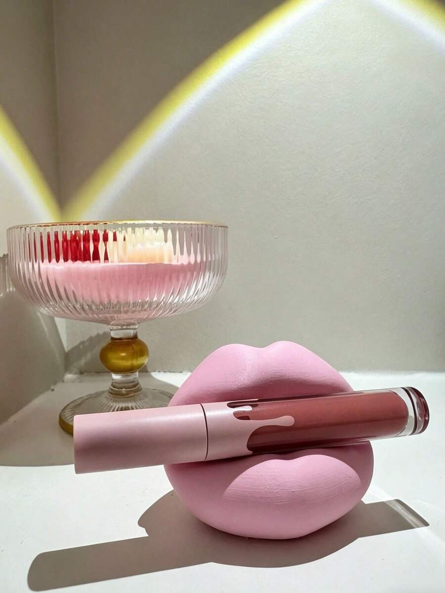 Desktop Lipstick Storage Rack, Minimalist Single Compartment Lipstick Holder, Cosmetic Storage Decor, Single Compartment Desktop Cosmetic Storage Box, Perfect Gift - A - View 1