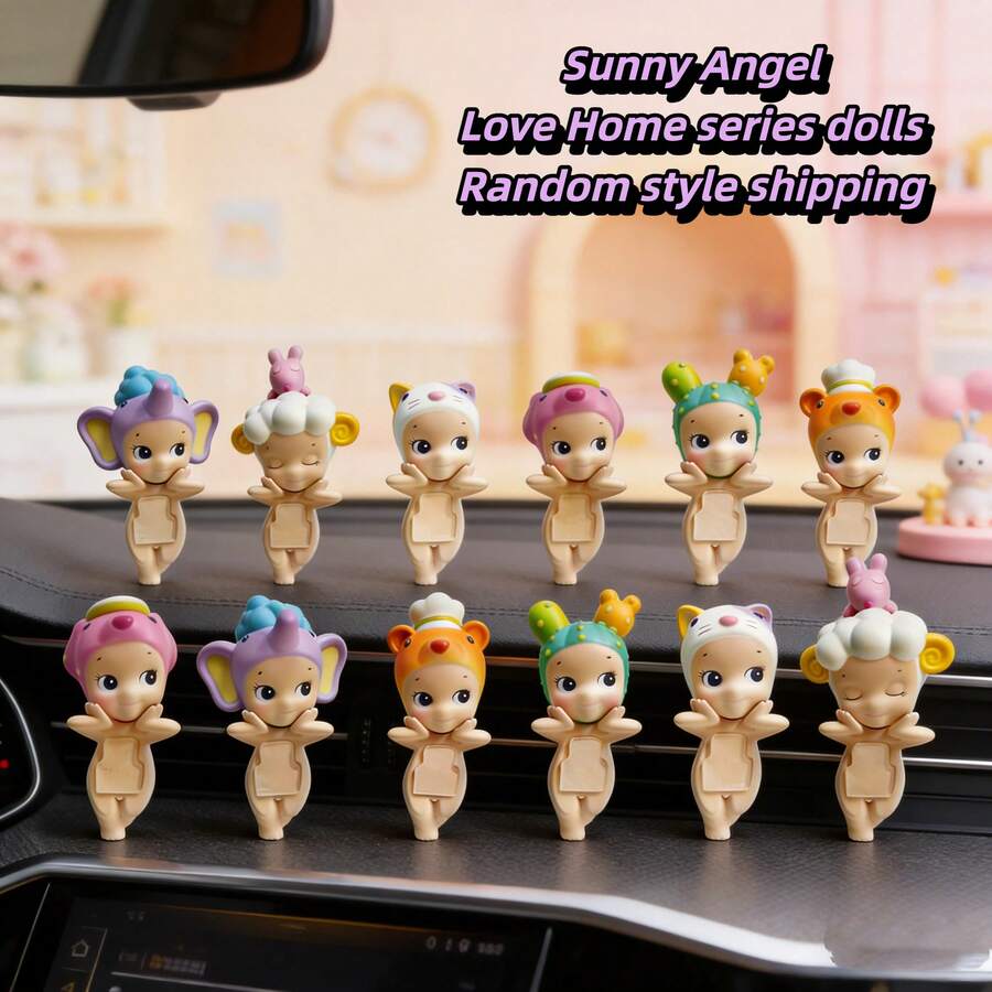 SONIANDSMI, Búp bê ngẫu nhiên, Thiên thần Sonnny, Búp bê Thiên thần Sonny 3.5 inch, Kiểu giao hàng ngẫu nhiên, Bộ sưu tập động vật, Đồ trang trí sưu tầm, Trang trí trong nhà, Trang trí phòng ngủ, Đồ dùng tiệc tùng, Trang trí xe hơi, Trang trí ngày lễ, Trang trí đám cưới, Quà sinh nhật, Quà tặng lãng mạn, Quà bất ngờ cho bé gái, Lễ Phục sinh, Quà tặng Phục sinh - Một kích cỡ phù hợp cho tất cả - Xem 1