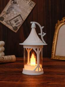Multi-Color Retro LED Mini Wind Lamp, Realistic Flame Electronic Candle Light, Portable Lantern, Suitable For Home, Bedroom, Tabletop, Camping, Candlelight Dinner Decoration - Magic Hat Lantern - View 15