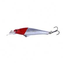 5入 8cm 8.5g 逼真釣魚路亞餌，潛水深度 0.5-2m，硬餌路亞適合鱸魚、黑魚及其他魚類 - 彩色 - 查看 6
