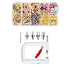 Handmade Pearl Rivet DIY Rivet Setting Tool Machine Pearl Rivet Button Best Decoration - Multicolor - View 12