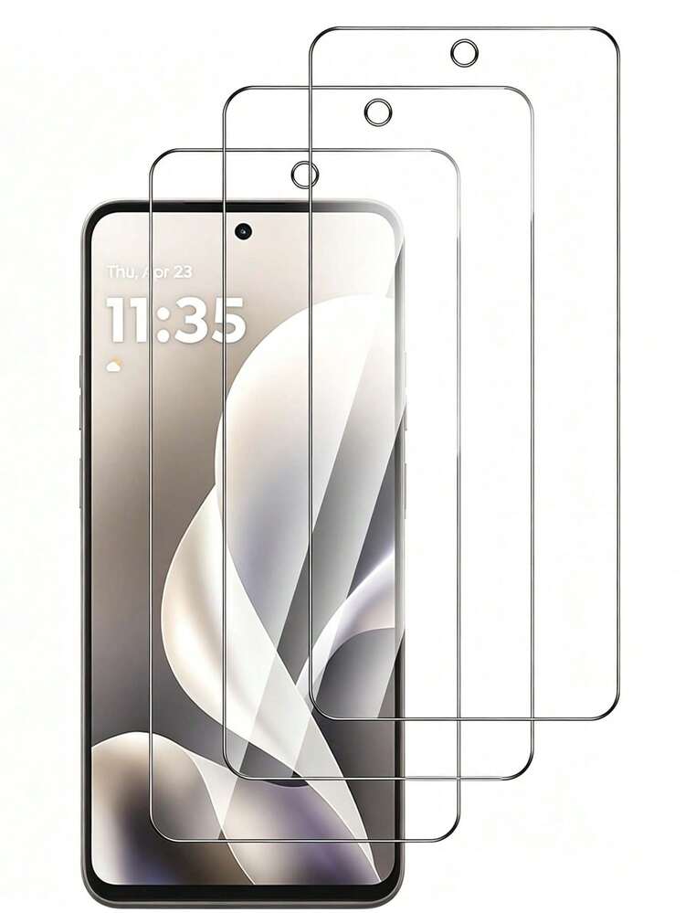 3pcs Screen Protector Compatible With Motorola//Nothing Phone, High Definition High Hardness Tempered Glass Screen Protector, Supports Fingerprint Unlock, Anti-Fingerprint Anti-Scratch Water-Resistant , Easy Installation Bubble-Free, Case-Friendly, Transparent Phone Accessory For Nothing Phone/Pixel Phone/ Phone - Clear - View 15