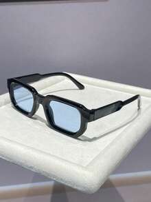 Juego de 1/3 piezas - Gafas de moda cuadradas retro para hombres, gafas de estilo pequeño, gafas decorativas de moda, adecuadas para estilo callejero, uso diario, fotografía, compras, ciclismo, viajes, playa, conducción, calle, vacaciones, actividades al aire libre. Regalo perfecto para cumpleaños, días festivos, fiestas, Navidad. - Multicolor - Ver 12