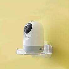 1pc Wall Mount Security Camera Bracket, Compatible With Home Surveillance, Indoor CCTV Cameras Of Various Models, Home Care, Store Monitoring, Simple And Practical Home Security Accessory - Clear - View 3