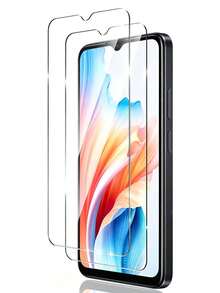 2pcs Screen Protector Film , High Definition High Hardness Tempered Glass Screen Protector, Support Fingerprint Unlock, Scratch-Resistant, Waterproof, Durable, Easy Installation Bubble-Free, Compatible With Phone Cases, Smartphone Accessories For - Clear - View 1