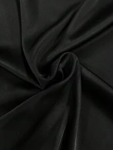 Đầm ngắn màu cam đính sequin và thêu | Đầm dự tiệc ôm dáng cổ vuông, dây mảnh - màu đen - Xem 6