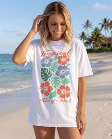 Women T-Shirts - White - View 1