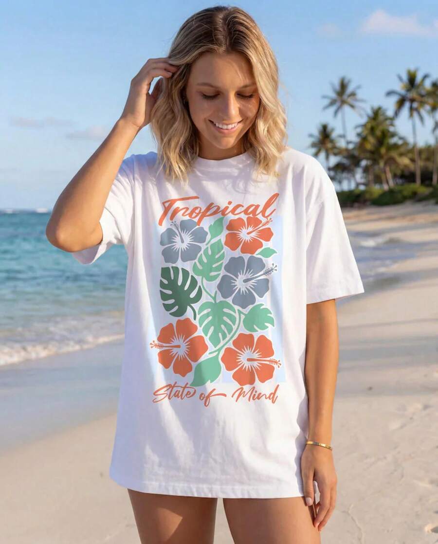 Women T-Shirts - White - View 1