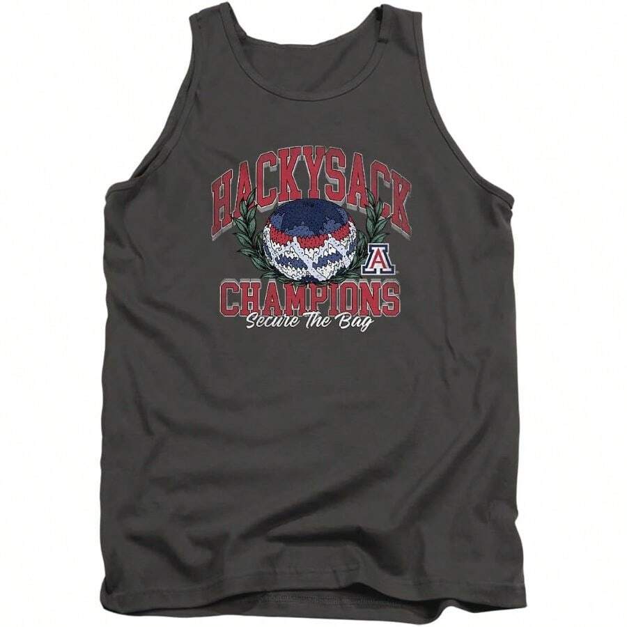 HackySack Champs Unisex Adult Top - Large + Charcoal - View 1