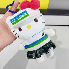 SANRIO 1件可愛卡通運動裝 Katie Cat 毛絨娃娃包掛飾，生日禮物、紀念品、情人節禮物 - 彩色 - 查看 10