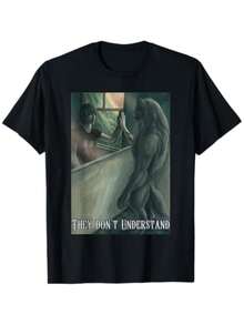 Women T-Shirts - 黑色 - 查看 1