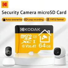 Kodak 32GB TF 記憶卡 256G 128GB 64GB 32GB Class A1-10 UHS-1 閃存卡 Micro SD 卡 適用於家用監控 - 查看 1