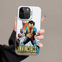 Protective Phone Case Compatible With Apple 17 ProMAX 16 15 14 13 12 11 XSMAX, Superhero Comic Style Design, Battle Scene Broken Effect, Anti-Slip Texture, Precise Fit, Protection Against Bumps And Scratches, Durable Print Finish For Daily Use - pembayaran - View 1