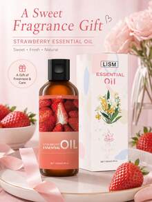 100ml/30ml Strawberry Fragrance Essential Oil, Suitable For Aroma Diffuser, Humidifier, Soap/Candle Making, Ideal Gift - one-size - View 8
