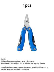13-In-1 Multifunctional Folding Pocket Tool, Portable Stainless Steel Small Multipurpose Pliers With Screwdriver And Bottle Opener, Repair Accessories For Outdoor Camping, Hiking, Fishing, Survival, Travel, Emergency, Home Repair, Men, Dad, Husband, Backpack, Adventure Gear, Compact Foldable For Daily Use - Multicolor - View 12