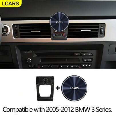  LCARS Dedicated 3 Series Phone Holder (2005-2012 Models), Minimalist Car Navigation Bracket, Stable And Won't Block Air Vent