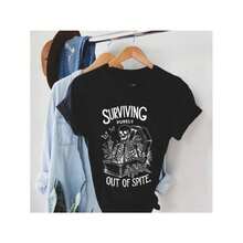 Women T-Shirts - Black - View 9