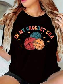 Camiseta de mujer para primavera y verano - Negro - Ver 7