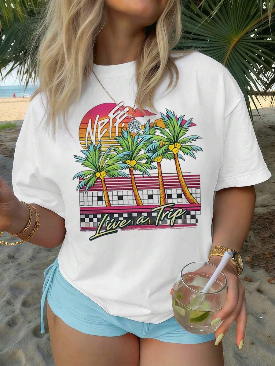 Women T-Shirts - White - View 1