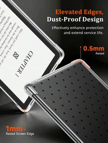 1 pièce Étui de protection transparent antichoc et doux en silicone avec motif à pois noirs pour Kindle 11e génération 2022/Kindle Paperwhite 12e génération 2024/Kindle Colorsoft Signature Edition, Clara Colour/Bw/2E - Multicolore - Voir 5