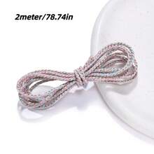 2/5meter Artificial Cotton Braided Cord Thread, 3mm DIY Beading Rope For Jewelry Making, Handmade Accessories - Braided Rope - View 11