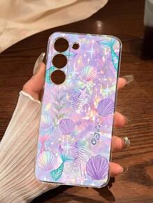 1個時尚閃耀夢幻貝殼美人魚尾珍珠手機殼 柔軟保護套 適用於華為 Honor Galaxy A04e/12/A13/A14/A34/A50/A52/A53/A54/S21/S22/S23/S24/S25/S25Ultra/S25FE/S26/S26 PLUS/S26 ULTRA/S26 EDGE/ 6A/7A/8A/ 12T/13T/15T/15 TPRO, [國際版非本地版] - 無色 - 查看 7