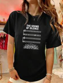 Women T-Shirts - Black - View 1