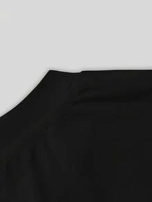 Women's T-Shirt For Spring And Summer - Hitam - View 3