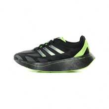 Adidas Unisex Casual Low-Top Comfortable Sports Running Shoes, Suitable For Spring And Autumn, JQ8207 - Number 1 Black/Gray/Signal Green - View 2