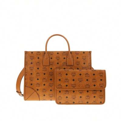 Túi đeo vai nữ in họa tiết MCM Visetos Collection MWTESBO06CO001