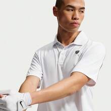 Nike Áo Polo nam AS M NK DF PAR POLO SS SOLID, Áo polo tay ngắn cổ bẻ dệt kim TIB0234-100 - Đen và trắng - Xem 3