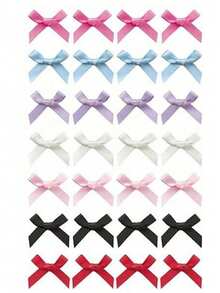 7/28/56 Pcs Women's Hair Accessories Colorful Ribbon Fashion Bow Hair Clips Sweet Girl Silk Small Hairpins Elegant Princess Hair Clips Ballet Style Y2K Fairy Accessories Hair Ornaments Suitable For Daily Use Cute Mini Hair Bow Headbands Small Bow Clips Small Satin Hair Clips Mini Hair Bow Hair Clips Girl Hair Accessories 7 Colors,Hair Barrettes,Hair Claws - Multicolor - View 7
