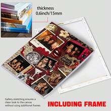 1 Personalized Photo Collage Template, Suitable For Friends Custom Poster, Custom Wall Art, Sisters Photo Album Poster Template Image Customization, Perfect Gift For Friends Customizable Item - Multicolor - View 5