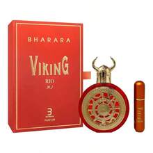 Bharara Viking Series Four Neutral Perfume Spray, 3.4oz100ml, Citrus Wood Flower Fragrance, Lasting Fragrance, Suitable For Any Place, Noble And Luxurious Gift Box Packaging, Perfect Choice For Gifts - 紅色的 - 查看 4