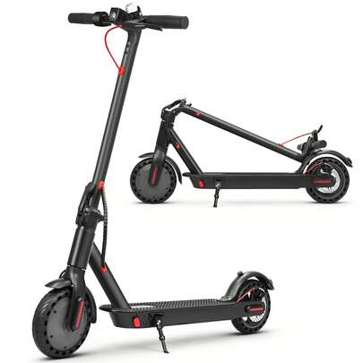 Electric Scooter For Adults, Up To 19 Mph, 19 Miles Range & 264 Lbs Load, Aluminum Alloy E-Scooter With 350W Motor, Foldable Escooter With Dual Braking System
