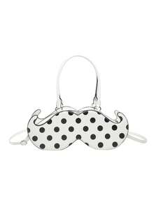 Túi đeo vai chấm bi thời trang tinh tế đa năng, thiết kế ngách thanh lịch đeo dưới cánh tay, túi râu dung lượng lớn phong cách cá nhân hóa casual, phù hợp đi mua sắm, đi chơi hàng ngày và tụ tập - trắng - Xem 7