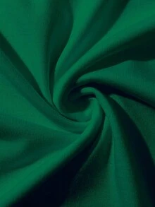 Men's Basic T-Shirt, Versatile Top, Men's Summer Clothing - Dark Green - View 5