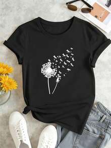 Women T-Shirts - Black - View 2