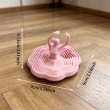 芭蕾舞者减压摆件 - 3D 光学错觉折叠教育摆件,创意节日装饰品,舞蹈爱好者的收藏品,采用耐用塑料制成,多边形萝卜塔造型,一份令人舒心的小礼物,非常适合办公室和家居装饰,母亲节、圣诞节和万圣节礼物,桌面舞蹈摆件。 - 芭蕾舞者 - 查看 6