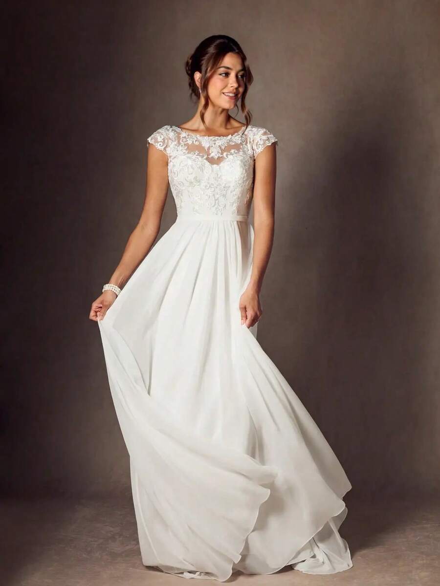 Robes pour les mariages - Blanc - Voir 1