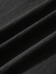 Camiseta de mujer para primavera y verano - Negro - Ver 3