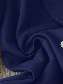 AYYFranclia Blazer casual ajustado de unicolor para mujeres, adecuado para ir al trabajoAYY - azul real - Ver 3