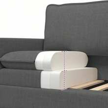 Canapé Gris foncé 156 x 81 x 87,5 cm Tissu - Gris foncé - Voir 7