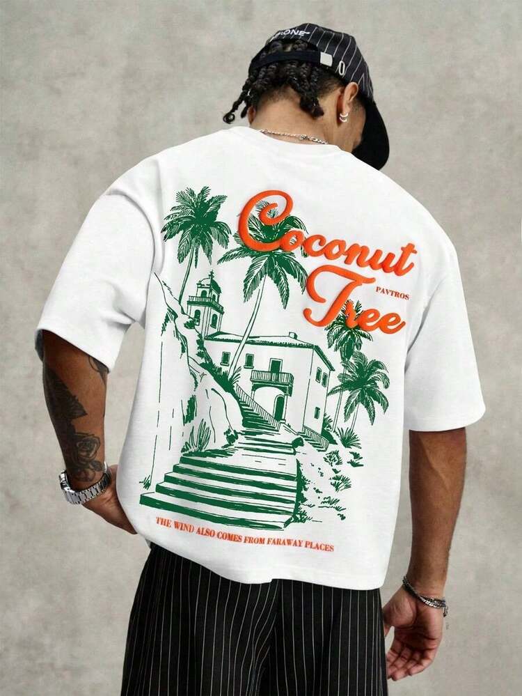 Camiseta con estampado de fresa para hombres, elemento gráfico de fruta, adecuada para la calle, festivales de música al aire libre, uso diario, salir con amigos, regalo para novio/esposo, aniversario - Blanco - Añade 5