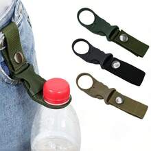 1/3 PCS Tactical Nylon Water Bottle Clip, Multifunctional Carabiner Hook, Portable Belt Backpack Fastener Buckle For Camping Hiking Travel Outdoor - Multicolor - View 1
