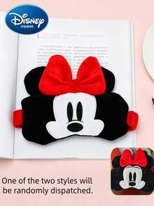 Official Disney Licensed Minnie & Daisy Plush Sleep Eye Mask 3D Contoured 100% Blackout Crystal Velvet Eye Cover No Pressure On Eyes Adjustable Strap Travel Flight Night Nap Deep Sleep Aid Soft Cozy Blindfold For Women Girls Bedroom Essential - Multicolor - View 14