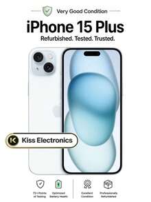 Apple IPhone 15 Plus - Fully Unlocked Very Good - Grade B Condition Refurbished - 藍色 - 查看 1