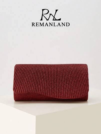 REMANLAND Lộng lẫy, thanh lịch, tinh tế, sang trọng kín đáo, đính sequin, thời trang, cao cấp, lấp lánh, mẫu mới nhất từ nước ngoài, ví cầm tay lấp lánh xuyên biên giới, túi xách đơn giản và thanh lịch, túi đeo vai dây xích thời trang, túi nhỏ dự tiệc, túi ăn tối dành cho các cô gái dự tiệc, phụ nữ, cô dâu, hoàn hảo cho tiệc tùng, đám cưới, dạ hội, tiệc tối/tiệc chiêu đãi.