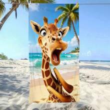 1 pieza Toalla de playa con patrón de lámina de oro ultra suave, adecuada para la playa, fiesta de piscina, vacaciones - Accesorios de playa y piscina - estilo3 - Ver 1