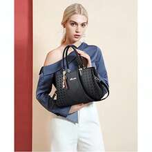 ALARION Womens Purses and Handbags Shoulder Bag Ladies Designer Satchel Messenger Tote Bag - 1-r-café - Ver 3